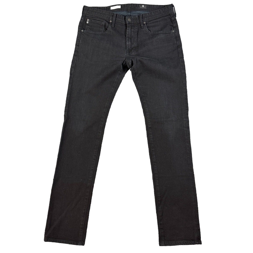 Adriano Goldschmied Jeans Mens 34x34 Black The Nomad Modern Slim USA Made Denim‎